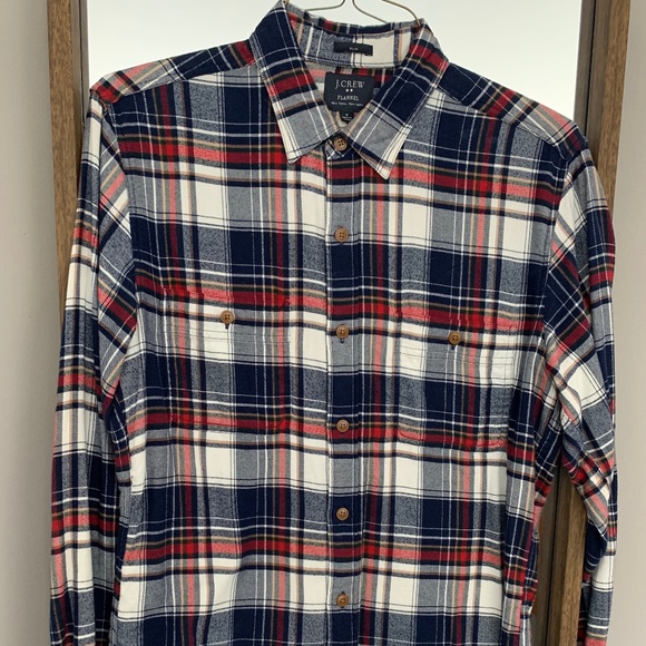 J.Crew Flannel Shirt - Picture 1 of 2